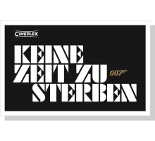 Onlinegutschein James Bond 007: Keine Zeit zu sterben